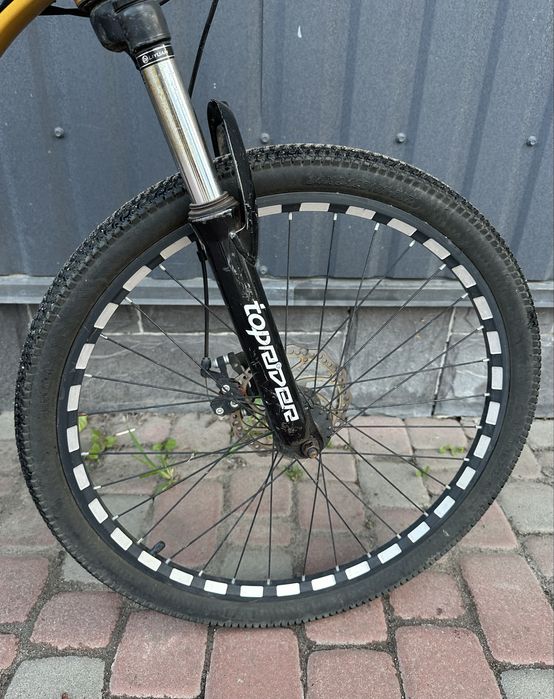 Велосипед toprider xs 140-155 см підлітковий 24 колеса