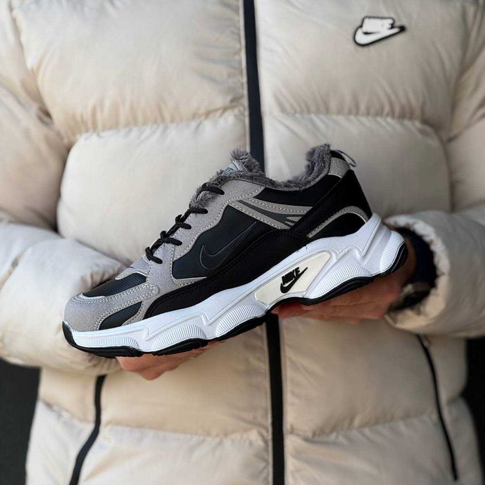 Мужские зимние кроссовки Nike на меху утепленные Найк зима 40 41 42 43