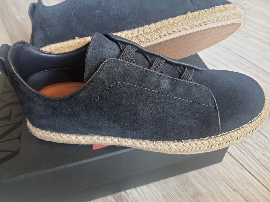 Zegna Triple Stitch espadryle