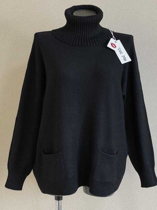 Стильний,елегантний,модний та комфортний вільний м'який светр,р 52-56