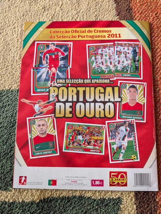Coleção Incompleta Panini Portugal de Ouro 2011
