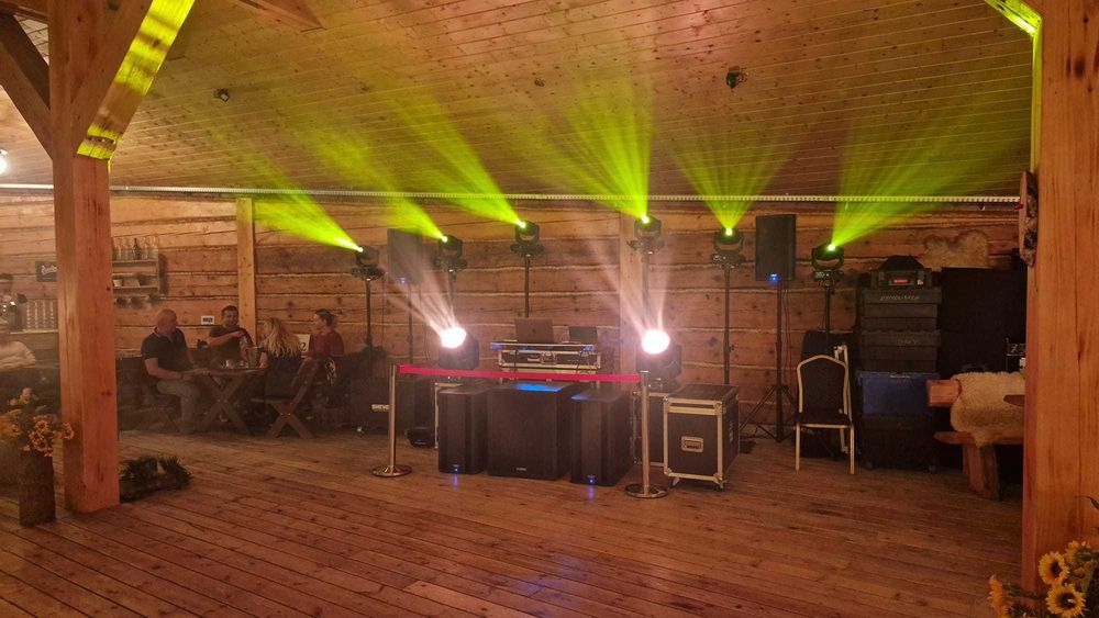 4x Ruchome głowy LIGHT4ME MOVING SPOT 60 światło dioda LED