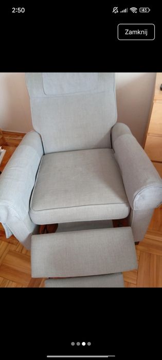 Fotel Ikea rozkładany