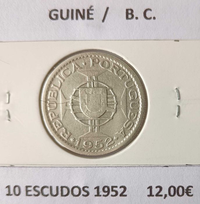 Moeda Portuguesa Prata circulada Ex colónia Ultramarina Guiné Bissau