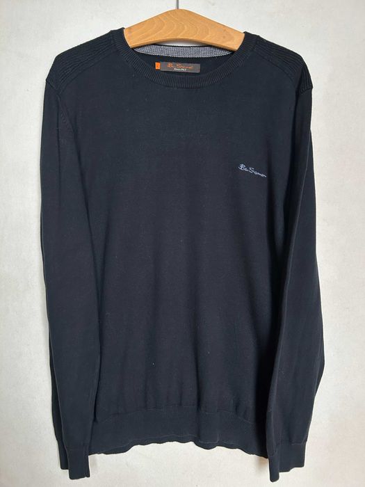 Ben Sherman _ Granatowy lekki sweter L