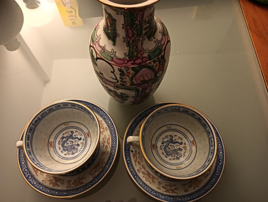 Porcelana chinesa original, antiga e de qualidade*