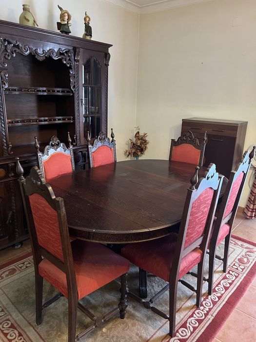 Mobilia de sala completa em madeira de jambirre