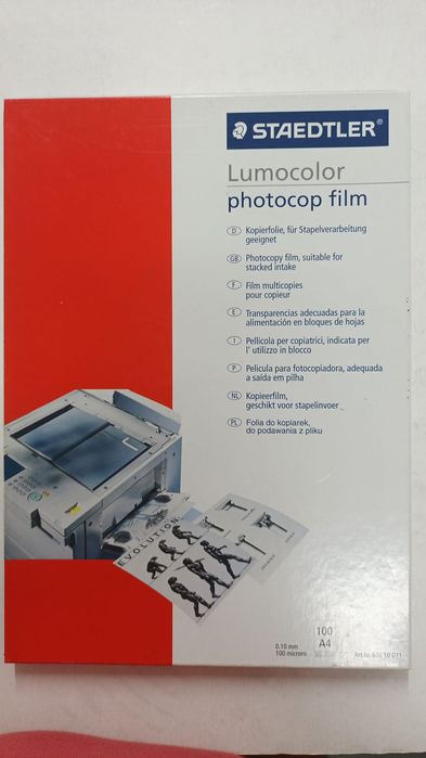 Películas transparentes STAEDTLER Lumocolor para fotocopiadora