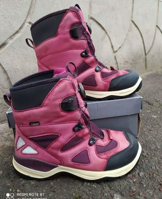 Ecco BOA 38 31 термоботинки на дівчинку зимові чоботи черевики ессо