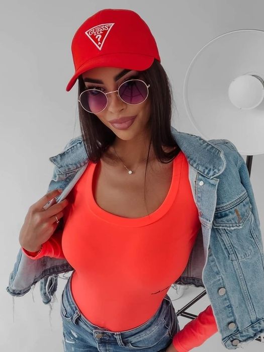 Body Olavoga Fango S M biale czarne neon róż pomarańcz