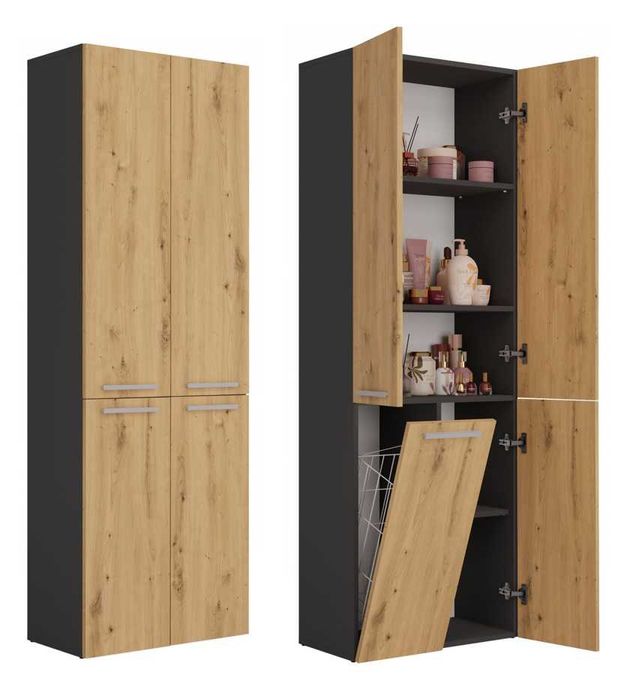 Szafka Regał Słupek NEL DD 1K KOSZ 60CM Różne Kolory