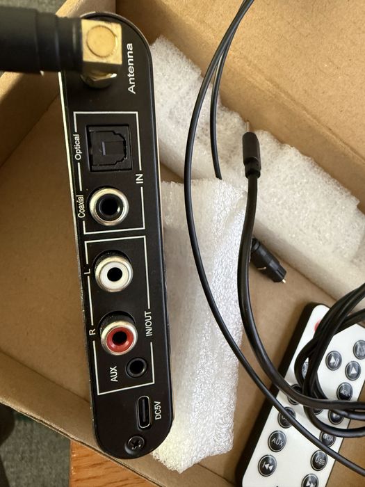 Bluetooth приёмник/передатчик. конвертер ЦАП аудио адаптер, AUX, RCA