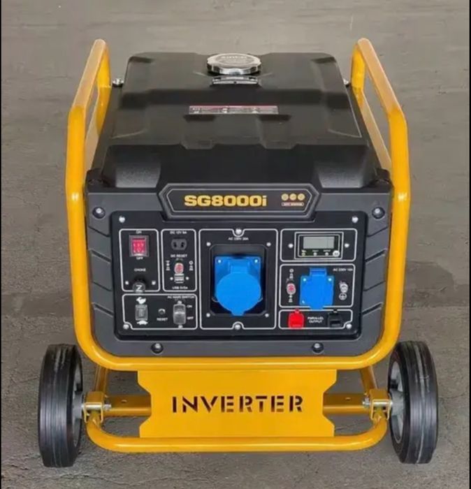 Генератор бензиновий, інверторний, CGM 9000SPE, 7/7.2kw, Італія!