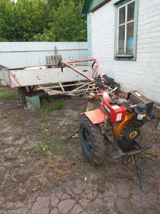 Продам мотоблок з причепом