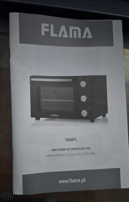 Mini-forno FLAMA 1558FL (Capacidade: 58 L - 2000 W)
