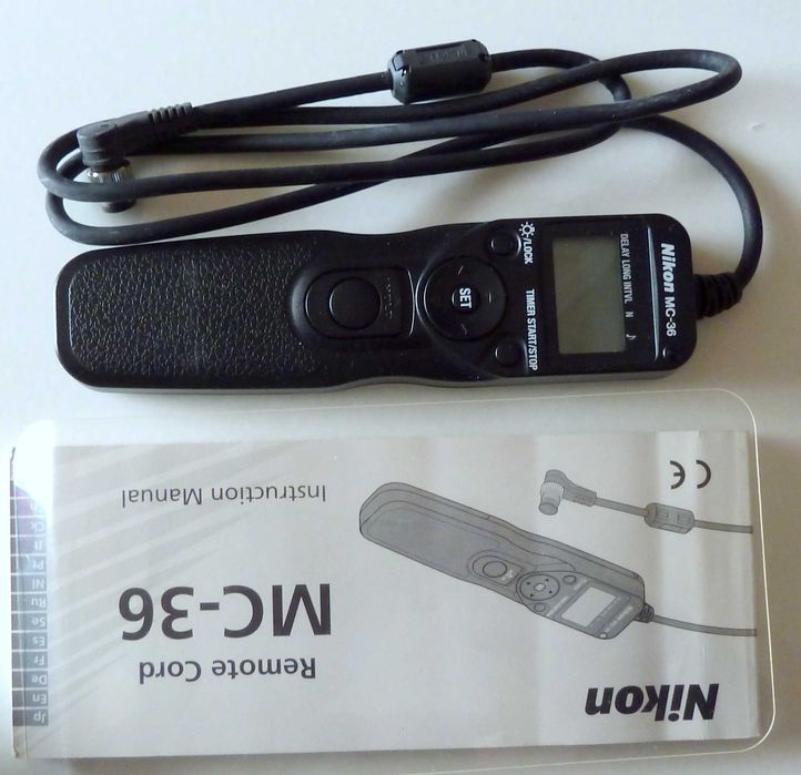 Nikon MC-36 controlo remoto e temporizador até 100 horas. (como novo)