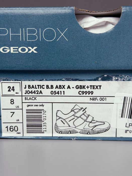 Демісезонні черевики Geox Baltic 24 р.