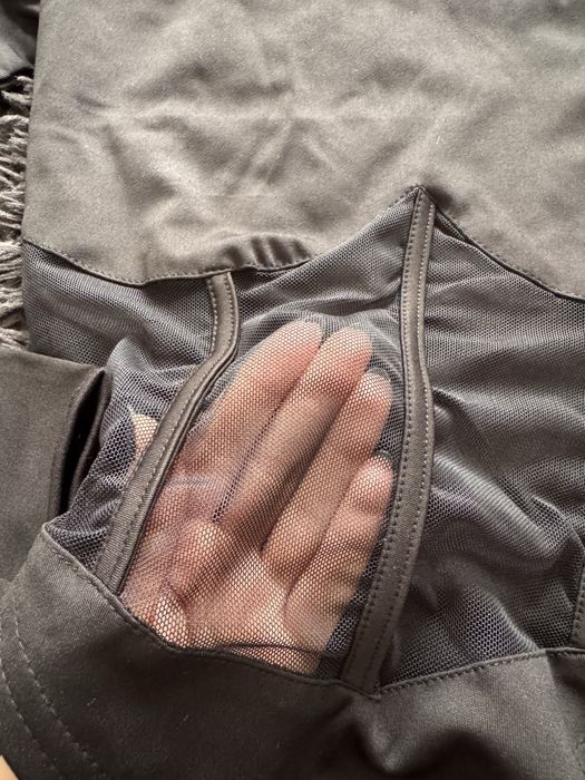 Чорний боді з сіткою