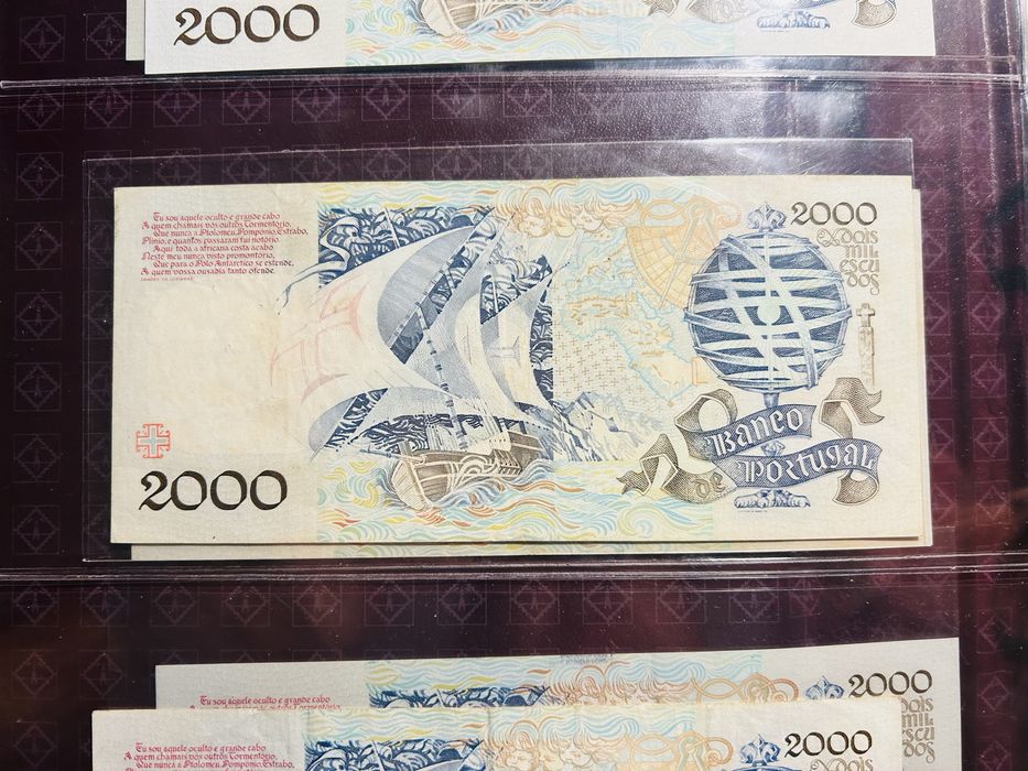 Nota 2000 escudos substituição Ch1