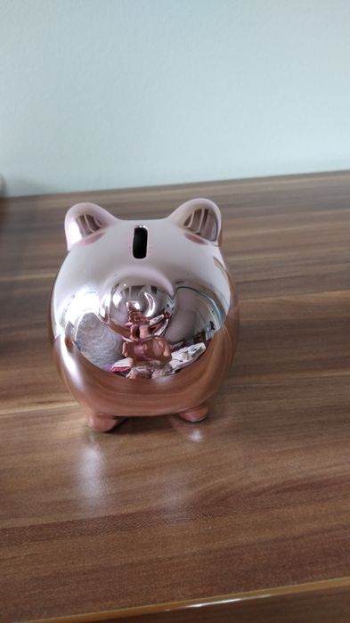 Różowa świnka skarbonka 10.5x9.0