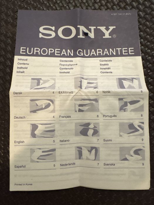 Walkman Sony TCM-S67V