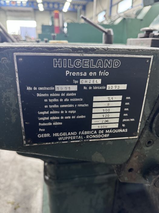 Kuźniarka Hilgeland model CH2EL