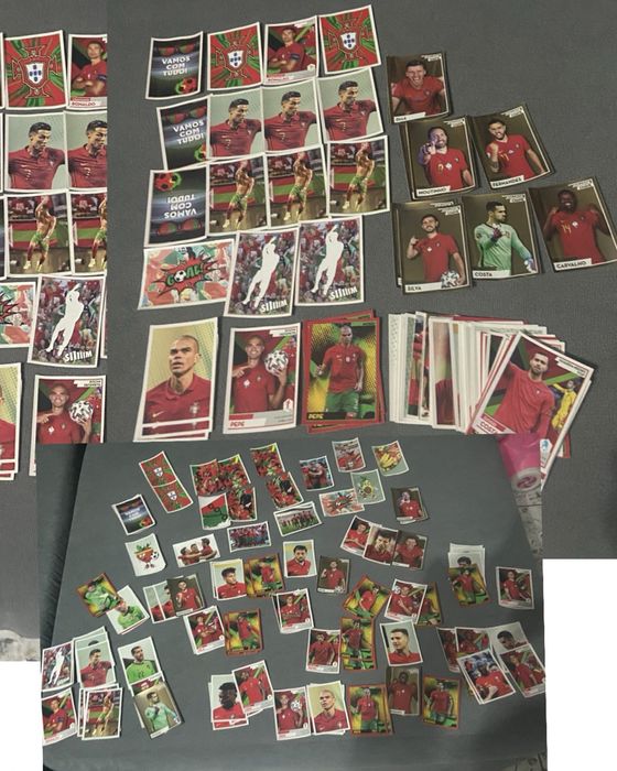 200 Cromos seleçao Portuguesa e cromos do euro 2024
