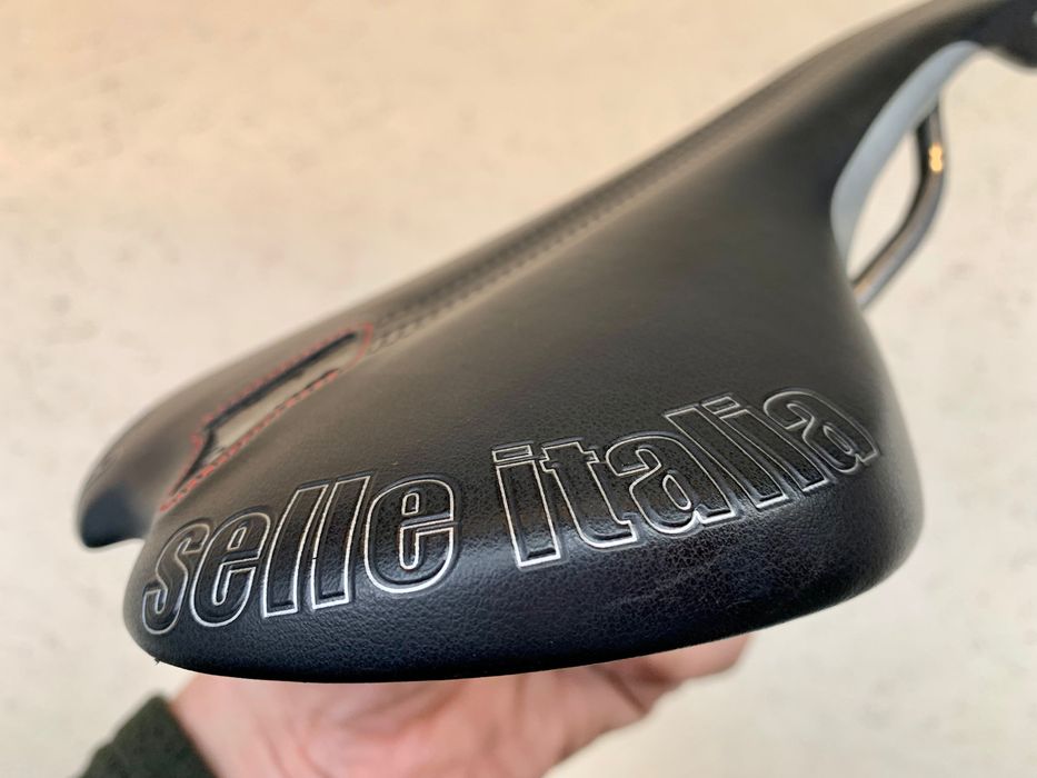 Selim Selle Italia Flite TI316 titânio e carbono