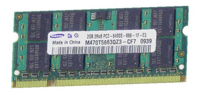 DDR2 по 1 и 2 Gb, оперативная память для ноутбука SO-DIMM