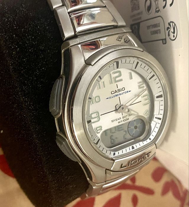 Relógio vintage Casio AQ-180W ,raro,impecavel c/caixa