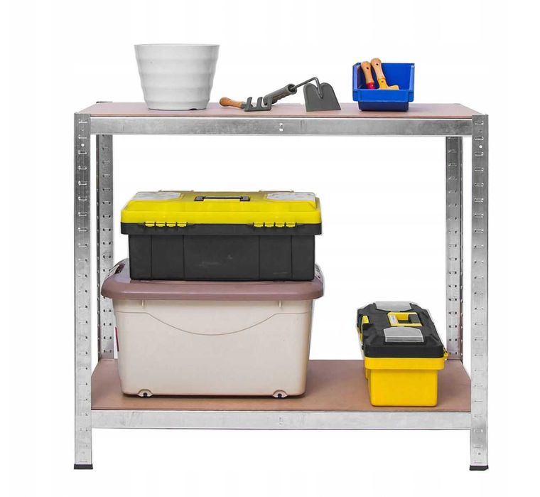 Стелаж металевий для дому гаража магазину складу полки МДФ метал