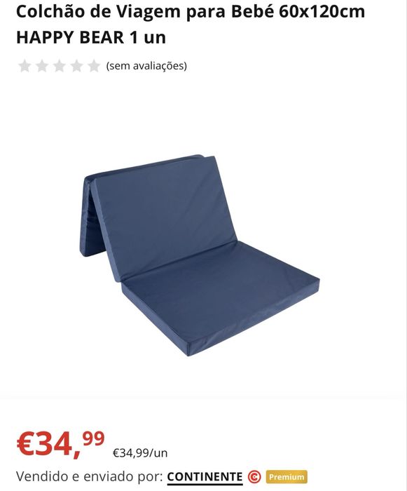 Berço / Cama de Viagem Zippy + Colchão de Viagem