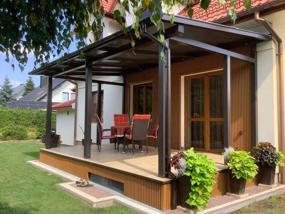 Zadaszenie tarasu, ogród zimowy. SOLIDNE !  Nie aluminium.