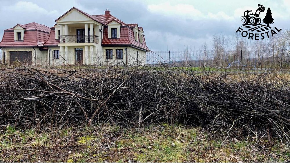 Mulczowanie wgłębne, Rekultywacja, Czyszczenie działek, Wycinka drzew