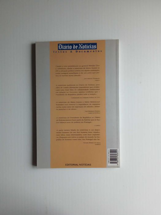 Livro "Mário Soares Moderador e Árbitro", Mário Bettencourt Resendes