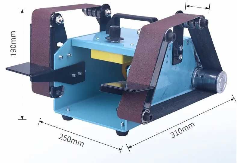 Гриндер 950W 220V Многофункциональный ленточный шлифовальный станок,