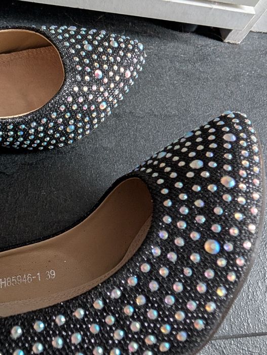 Buty sylwestrowe z cyrkoniami