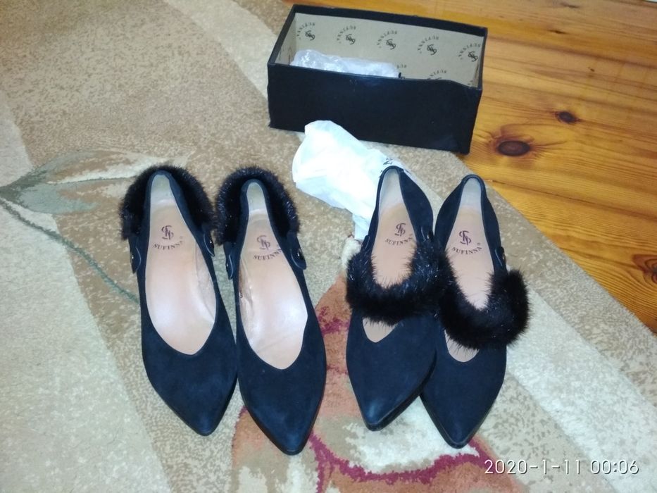 Туфли лодочки замш Sufinna 36