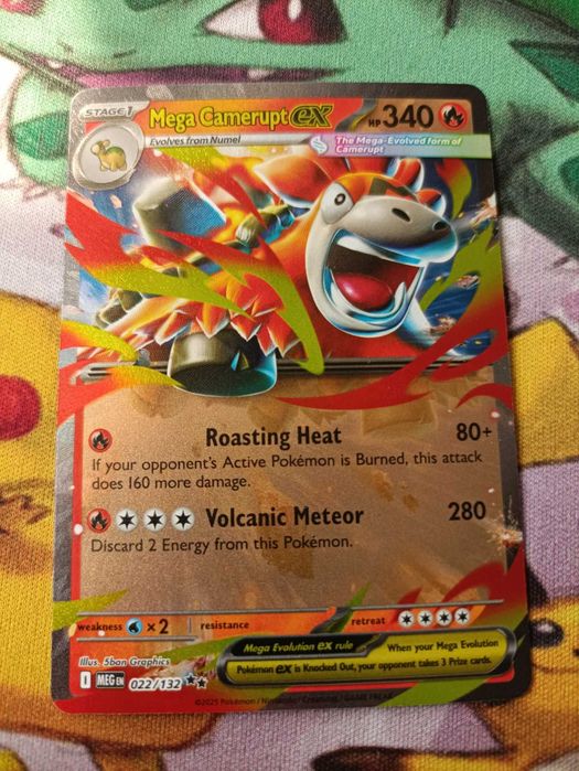 Mega Camerupt ex (MEG 022) Mega Evolution - Karta Pokemon TCG