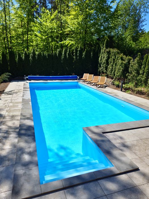 Dom z BASENEM ,,Willa Trojan nad jeziorem Węgorzyno''