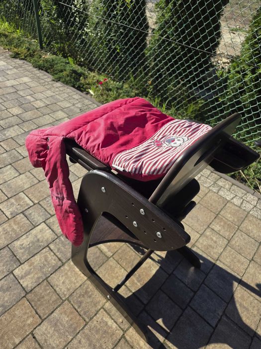 Krzesełko do karmienia drewniane Kettler Tipp Topp Comfort regulowane
