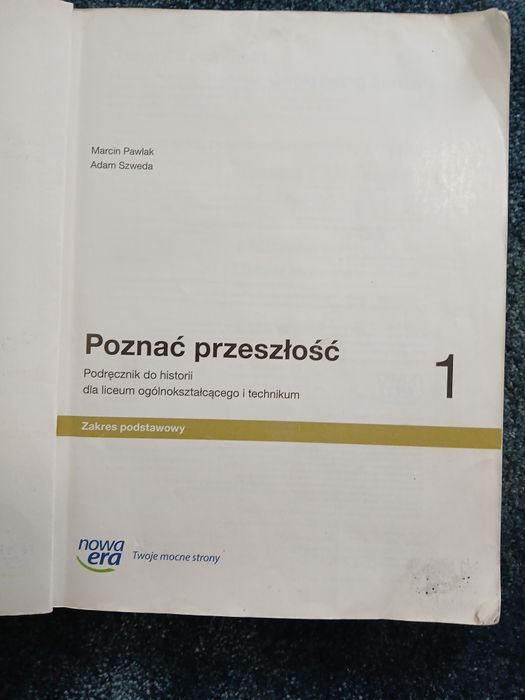 Poznać przeszłość podręcznik historia do liceum i technikum kl 1