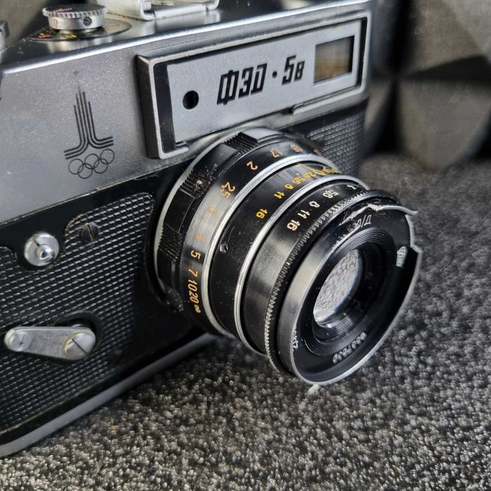 Фотоаппарат Fed-5b "олімпійський" + industar-61 l/d 2.8/53