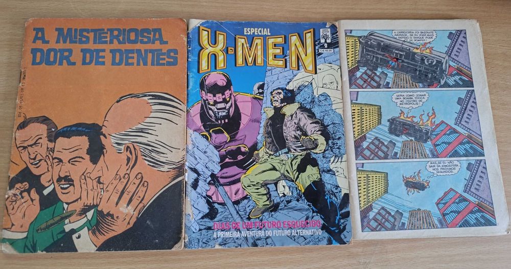 3 Bandas desenhadas BDs anos 80: Mandrake, X-Men e Legião de Heróis