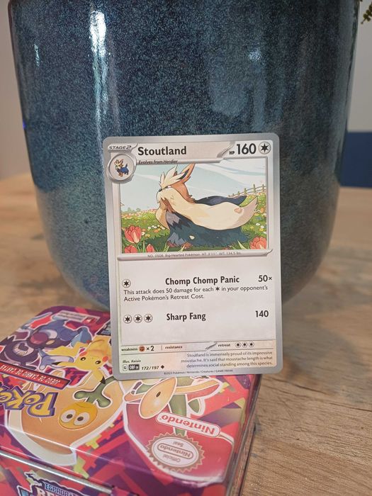 Carta Pokémon Stoutland #172 Pokemon Obsidian Flames