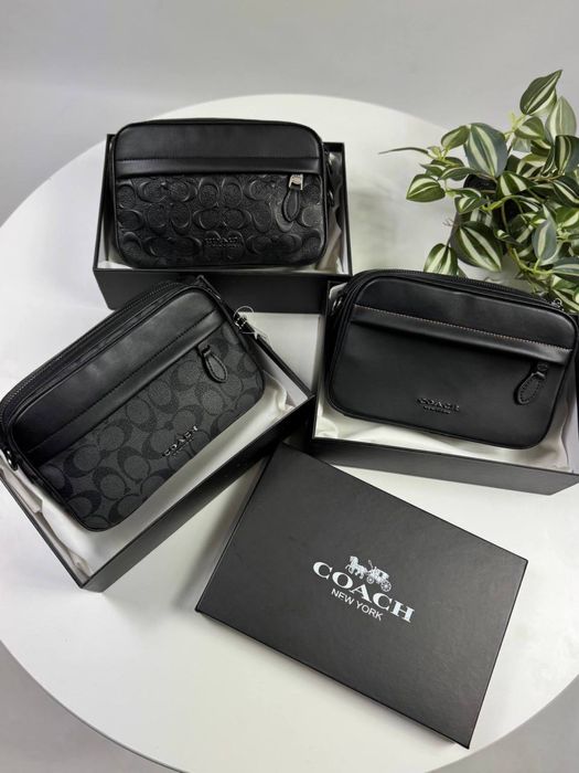 Сумка Coach , месенджер коуч , сумка через плече коач
