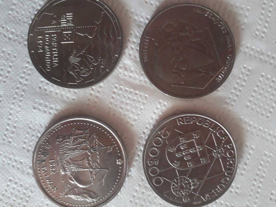 Vendo moedas de escudos portuguesasl