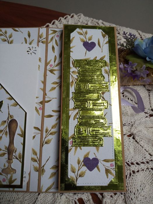 Kartka okolicznościowa, czekoladownik dla nauczyciela, hand made