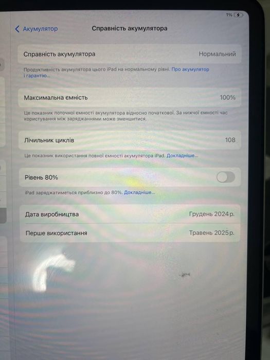 Продам ipad air 13 ( 2025 ) 256 гіг
