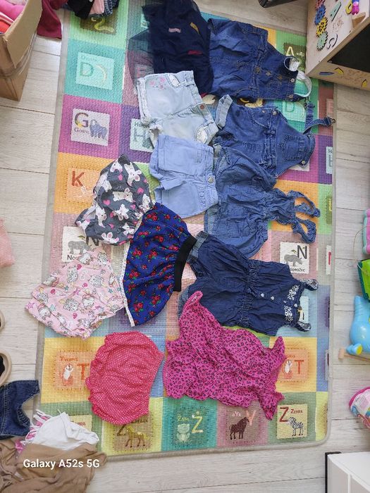 Paka ubranek dla dziewczynki 86/98